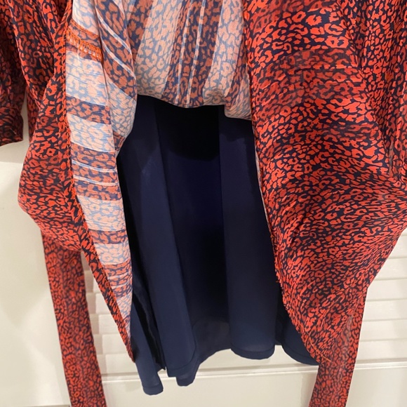 Kookai Dress Long Sleeve V Neck - Picture 8 of 10